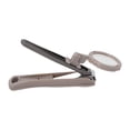 thumbnail image 1 of Portable Nail Cutter, Rust Proof Wear Resistant Labor Saving Toenail Clipper Heavy Duty  For Seniors Grey, 1 of 8