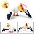 thumbnail image 3 of AYYUFE Realistic Pelican Bird Model Wild Animal Figurine Handmade Craft Education Toy, 3 of 7