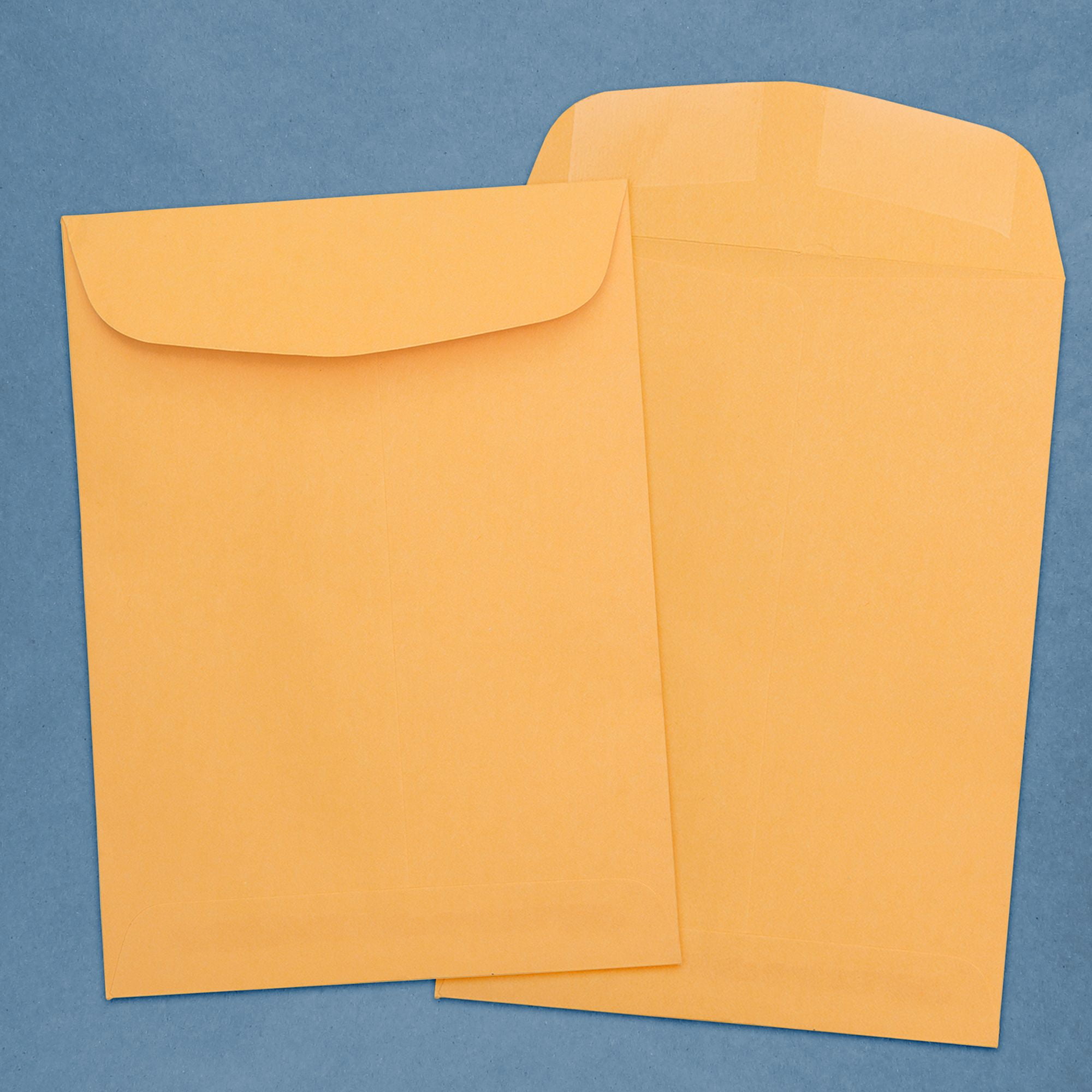 JAM Paper Catalog Envelopes, 5 1/2 x 7 1/2, Brown Kraft Manila, 100 per Pack