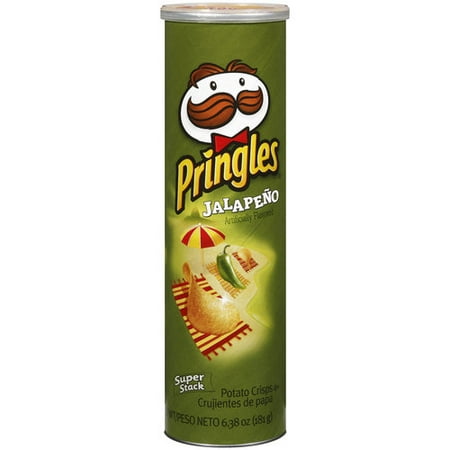 Pringles Jalapeno Potato Crisps, 6.38 oz - Walmart.com