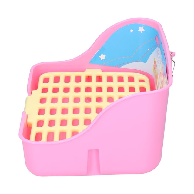 Inodoro para mascotas, jaula para animales pequeños, inodoro para conejos, inodoro para hámsteres, inodoro de arena, diseño a prueba de futuro