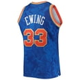 thumbnail image 3 of Men's Mitchell & Ness Patrick Ewing Blue New York Knicks Hardwood Classics 1991/92 Lunar New Year Swingman Jersey, 3 of 3