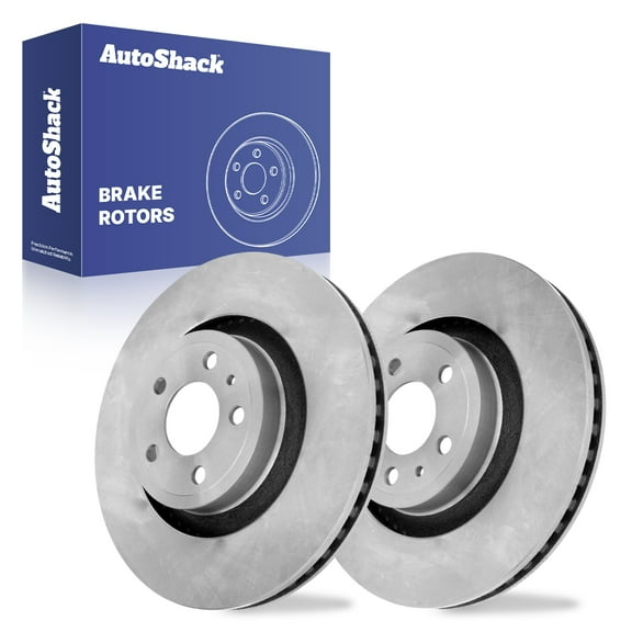 AutoShack Front Vented Brake Rotors 2-PC Set Replacement for 2015-2020 Ford Mustang 13.86" (352 mm)