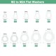 thumbnail image 4 of Uxcell 60-Pack M6 Arandelas Planas de Nylon 6mm ID 20mm OD 1mm Grosor Espaciador de Sellado Junta Anillo Blanco, 4 of 6