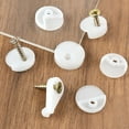 Glass Retainer Clips Screws Mirror Wall Hanging Fixing Kit Frameless