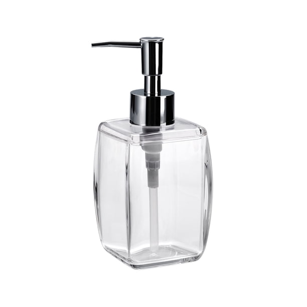 Dispensador de jabón acrílico con bomba for loción de 280 ml, ideal for baño y hotel.