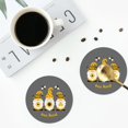 thumbnail image 5 of Bingfone Vintage Bee Kind Leather Drinks Coasters With Set Of 6,Suitable For Home Kitchen,Coffee Cup Coasters Home Gift, 5 of 9
