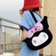 thumbnail image 3 of Bolsa de felpa de la serie Kawaii Sanrio, mochila de gran capacidad, bolso Kuromi Loli Shouder, muñeco, bolso encantador, regalo para novia, 3 of 4
