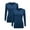 True Navy Blue, variant on Women's Under Scrubs Long Sleeve T-Shirt Comfort V-Neck Medical Underscrub Tee -Super Soft and Stretchy - 2 Pack (True Navy Blue, X-Large)