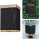 thumbnail image 2 of Cateissary Envolturas aislantes para colmenas de abejas, clima frío, fácil de instalar, envoltura aislante para colmenas de abejas de invierno Cubiertas para muebles de jardín, 2 of 6