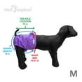 thumbnail image 4 of Paw Inspired 3ct Washable Reusable Dog Diapers for Female Doggie, Puppy, Cat, Cloth Diapers for Dogs in Heat, Pet Diapers, Incontinence Diapers that Stay On (Assorted (Black Lining), Medium), 4 of 8