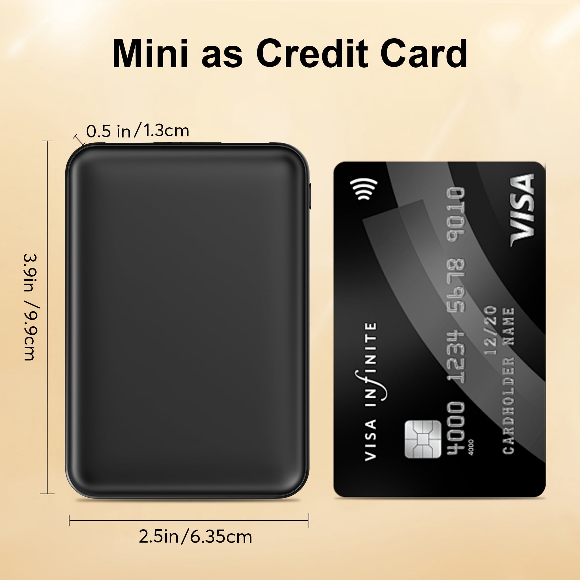 6000Mah Portable Power Bank, Ultra-Compact 5V 2A Battery Pack Featuring Dual Outputs, Ideal for Smartphones, Tablets, Smartwatches, Heated Garments, And Various USB Devices