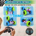 thumbnail image 3 of Hamdol Remote Control Car for Kids, 360° Rotating Double-Sided RC Car with LED Headlights, 4WD 2.4GHz Electric Rechargeable Toy Vehicle for Boys and Girls, Perfect Birthday, 3 of 9