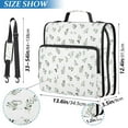 thumbnail image 3 of Zipper Binder Leaves 1.5 Inch Binder Folder Bag with Shoulder Strap and Handle, 3 of 8