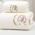 thumbnail image 5 of Toallas absorbentes,Toalla de baño Toalla de baño de lana de coral Toallas de baño de secado rápido Tecnología innovadora, 5 of 5