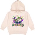 thumbnail image 2 of Inktastic Mardi Gras Masks and Beads Toddler Hoodie, 2 of 4