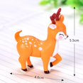 thumbnail image 1 of Micro paisajes pequeños adornos lindos dibujos animados pequeños animales ciervo sika accesorios de plantas de jardinería artesanías de regalo de resina, 1 of 6