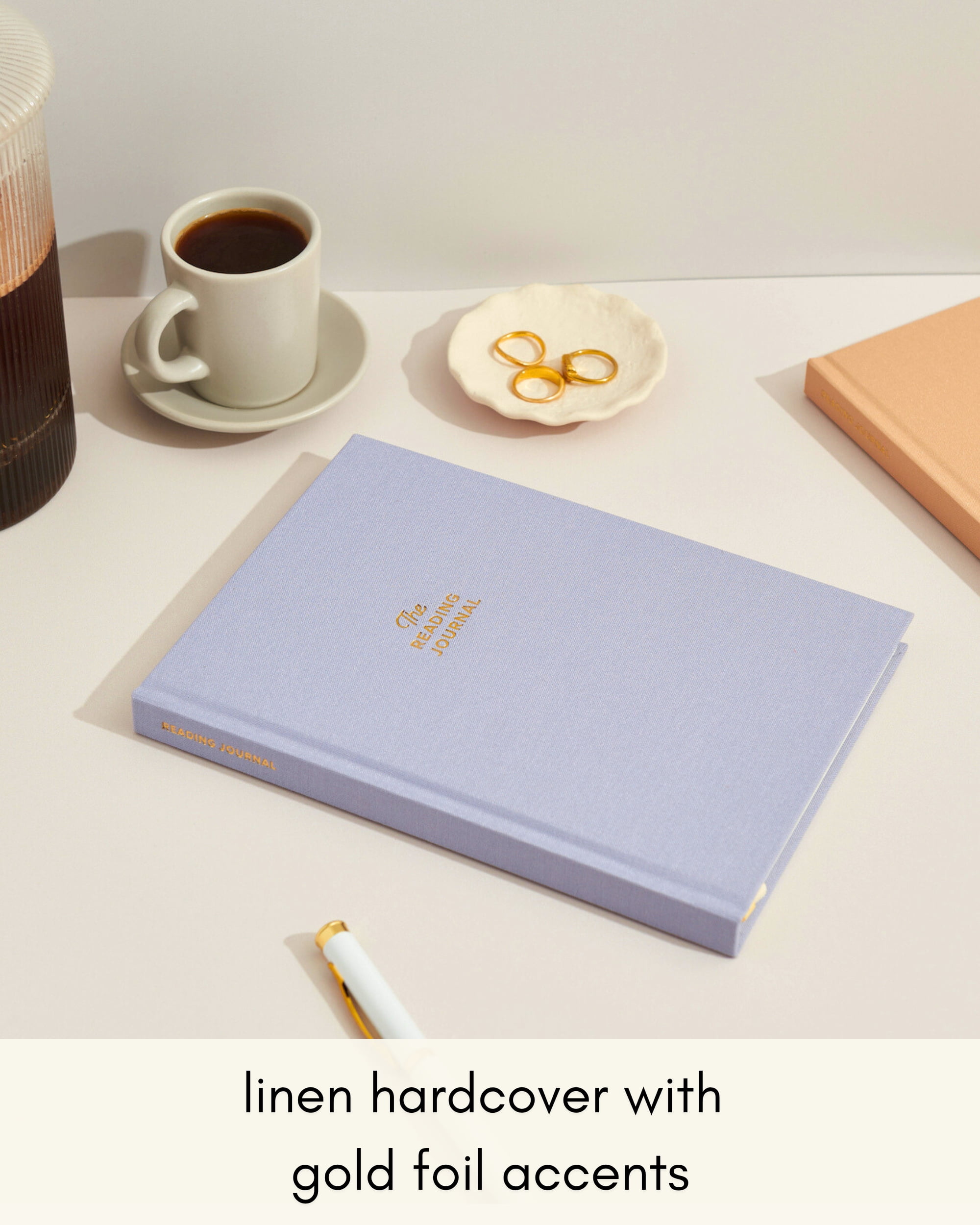 Kunitsa Co. Reading Journal. Review and Track Your Reading (Blue) - 52 Book Reviews