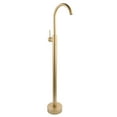 thumbnail image 1 of Freestanding Bathtub Faucet European Style Brass Stainless Steel Durable Rust and  Floor Stand Tap for Column Type Basin Wide Application, 1 of 8