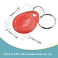 thumbnail image 3 of Uxcell 125KHz Rewritable RFID Proximity ID Card Key Fobs Tag Red 15 Pack, 3 of 5
