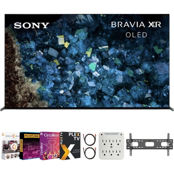Sony XR83A80L BRAVIA XR 83" A80L OLED 4K HDR Smart TV with Google TV Bundle with Premiere Movies Streaming   37-100 Inch TV Wall Mount   6-Outlet Surge Adapter   2X 6FT 4K HDMI 2.0 Cable (2023 Model)