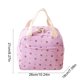 thumbnail image 3 of Corduroy Lunch Bag Student Office Worker Insulated Lunch Box Bag Waterproof Portable Handheld Cute Bento Bag, 3 of 6