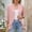 *Pink, variant on ClodeEU Women's 3/4 Sleeve Cardigan,Lightweight Open Front Blouse with Irregular Hem,Casual Summer Shrug Top Black,Womens Plus L