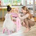 thumbnail image 5 of Gymax 37-Key Music Piano Keyboard Kids Learning Toy Instrument w/ Microphone Pink, 5 of 10