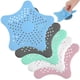 thumbnail image 2 of 5 filtros de fregadero de silicona con forma de estrella de mar, filtro de pelo de ducha con ventosa, filtro de fregadero de cocina y baño, protección de drenaje para atrapar el cabello y la suciedad, 2 of 5