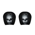 thumbnail image 2 of 2 Pack Funny Scary Headrest Covers for Cars, Stretch Spandex Front Seat Covers, Breathable Washable Spooky Halloween Interior Accessories for Sedan SUV Truck, 2 of 9