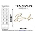 thumbnail image 2 of Unfinished Wood Bride Chair Sign 30" / 3/4", 2 of 3
