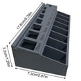 thumbnail image 3 of Lisho Bolt sorter M3 Sorter /Screw Length Sorter Tray With 7 Measuring Slots M3 Screw Sort Tray For Precision Organization Tackle Box Screws Hardware Organizer,1 PC,Grey, 3 of 4