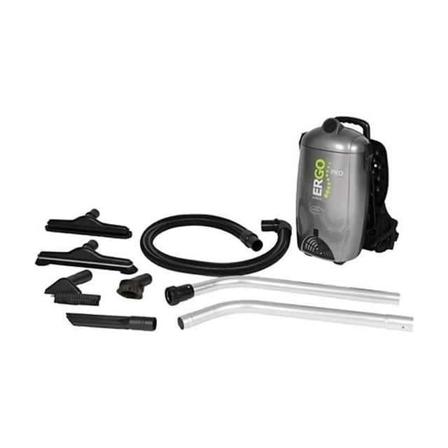 Aspiradora de mochila Atrix VACBPAI ERGO PRO HEPA, gris, 8 cuartos