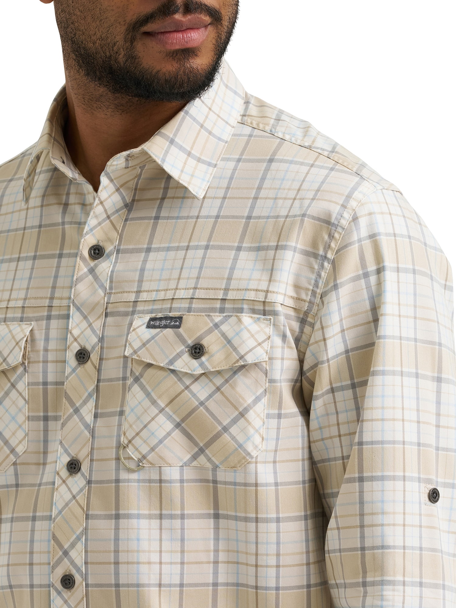 Wrangler Mens Long Sleeve All Season Stretch