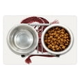 thumbnail image 1 of Dragon Pet Mat for Food and Water, Japanese Dragon Tatsu Folk Noble Monster Theme, Non-Slip Rubber Mat for Dogs and Cats, 18" X 12", by Ambesonne, 1 of 2