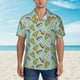 thumbnail image 2 of Balery Hot Dog Pizza Camisas hawaianas de manga corta para hombre, camisas playeras de corte holgado, camisas de vacaciones con botones,Large, 2 of 7