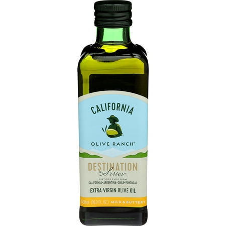 California Olive Ranch Mild & Buttery Extra Virgin Olive Oil (Destination Series) 16.9 FL (Best California Olive Oil)