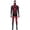 Red, variant on HTQWLP Halloween Superhero Fancy Dress Costumes, Superhero Onesie Cosplay Outfits with Masks, One-Piece Superhero Jumpsuit, Halloween Party Dress up Performance Costume for Boys, Red/100