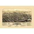 thumbnail image 3 of Stoner 14x11 Black Modern Framed Museum Art Print Titled - Greeley Colorado - Stoner 1882, 3 of 5