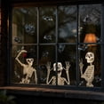 thumbnail image 4 of ShaoXinWan Halloween Static Window Clings, Spider Pumpkin Bat Castle Skeleton No-Glue Glass Decals, Reusable Decor For Household Window And Party Venue, 4 of 6