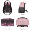 thumbnail image 6 of Yuyamidu Kawaii Axolotl School Backpack for Girls Teenagers Middle/High School Shoulder Bag 17 Inch Book Bag Pink Kids Bookbag with Adjustable Straps, 6 of 7