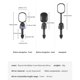 thumbnail image 3 of 2uds. 1/2 Uds. Espejos para bicicleta espejo ajustable para bicicleta accesorios para bicicleta (2 uds), 3 of 3