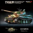 thumbnail image 3 of WW2 Military Classic Model Tiger Leopard KV-1 KV-2 IS-2 Heavy Tank Collection Model Building Blocks Bricks Toys for Boys Gifts, 3 of 9