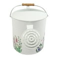 thumbnail image 6 of Watering Can Metal with Wooden Handle Floral Design for Indoor Outdoor Home Garden Use - 10" Multi, 6 of 8