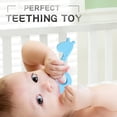 thumbnail image 2 of Blue Giraffe Modelling Infant Teething Chew Toys , Silicone Baby Teether Baby Teether Toy For Babies 3 Months+, Teething Rattle Sensory Teether Toy For Sucking Needs, BPA Free, 2 of 4