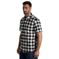 thumbnail image 3 of Chaps Men's Short Sleeve Stretch Cotton Slub Shirt, Sizes XS-4XB, 3 of 3