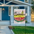 thumbnail image 7 of SKYSONIC Garden Flag Summer Retro Watermelon Double-Sided Printed Garden House Sports Flag 12x18in Polyester Decorative Flags for Courtyard Garden Flowerpot, 7 of 7