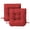 Red, variant on Tufted Wicker U-Shape Cushions Set of 2 ,Water and Fade-Resistant Performance Fabric , Outdoor Seat Cushions for Patio Furniture,19” x 19”(2 count)