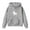 Grey, variant on Tiijoy Toddler Girl's Graphic Hoodie Horse Print Pullover Hooded Sweatshirt, Sizes 4-5