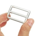 thumbnail image 4 of Uxcell Tri-Glide Slide Buckle for Metal Webbing Straps, Adjustable Fastener for Backpacks and Clothing Accessories Silver, 4 of 6